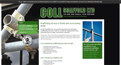 Desktop Screenshot of collscaffoldltd.co.uk